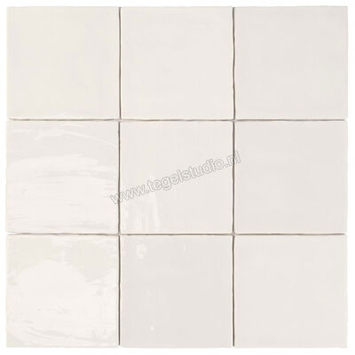 Dune Ceramica Tabarca Blanco 15x15 cm Decor Glanzend Gestructureerd Gloss 188245N | 280629
