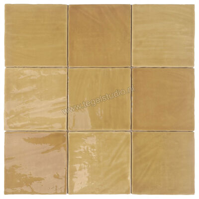  Dune Ceramica Tabarca Miel 15x15 cm Decor Glanzend Gestructureerd Gloss 188247N | 280647
