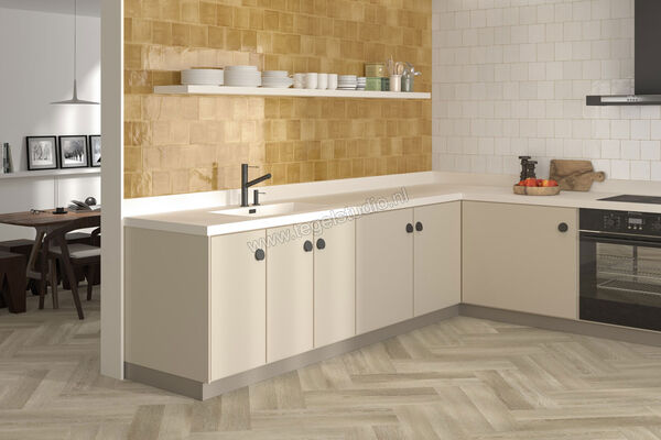  Dune Ceramica Tabarca Miel 15x15 cm Decor Glanzend Gestructureerd Gloss 188247N | 280650