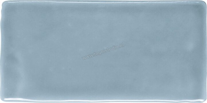 Dune Ceramica Atelier French Blue 7.5x15 cm Wandtegel Glanzend Gestructureerd Shiny 226779 | 280980