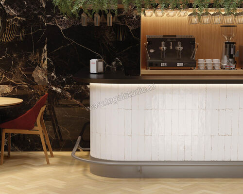  Dune Ceramica Agadir Niebla 7x28 cm Wandtegel NP Shiny Structured Gloss 188546N | 281574