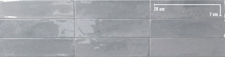  Dune Ceramica Agadir Piedra 7x28 cm Wandtegel NP Shiny Structured Gloss 188547N | 281586