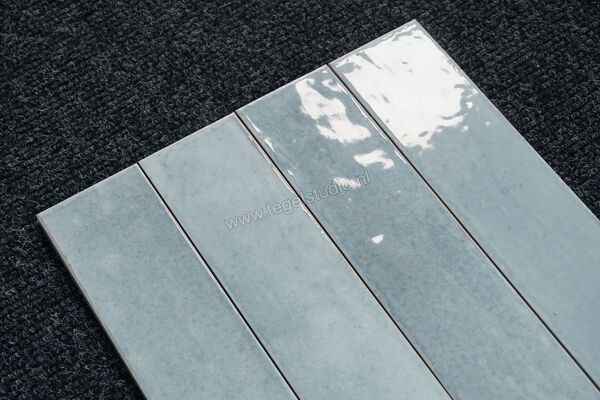  Dune Ceramica Agadir Agua 7x28 cm Wandtegel NP Shiny Structured Gloss 188549N | 281610