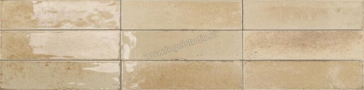  Dune Ceramica Agadir Arena 7x28 cm Wandtegel NP Shiny Structured Gloss 188759N | 281748