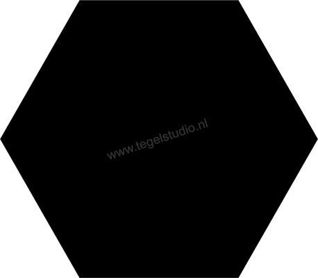 Dune Ceramica Black&White Black 21.5x25 cm Vloertegel / Wandtegel Mat Vlak Naturale 188001 | 281910
