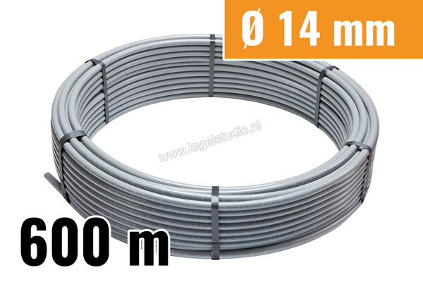 Schlüter Systems BEKOTEC-THERM-HR BTHR14RT600 Verwarmingsbuis voor EN 23 F Ø 14 mm 600 m Rol Polymeer (PE-RT) BTHR14RT600 | 282639