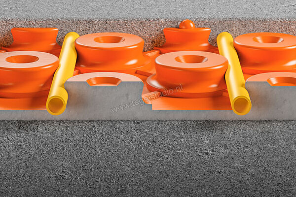  Schlüter Systems BEKOTEC-EN PF EN1520PF Dekvloernoppenplaat met folie 0.8 m² plaat Polystyreen EN1520PF | 282738