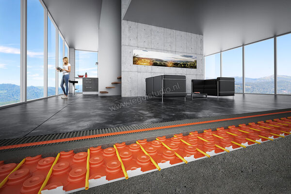  Schlüter Systems BEKOTEC-EN PF EN1520PF Dekvloernoppenplaat met folie 0.8 m² plaat Polystyreen EN1520PF | 282741
