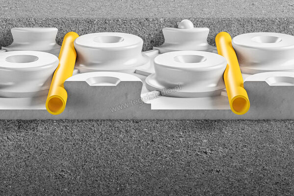  Schlüter Systems BEKOTEC-EN P EN2520P Dekvloernoppenplaat zonder folie 0.8 m² plaat Polystyreen EN2520P | 282756