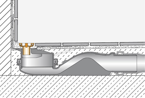  SchlÃ¼ter Systems KERDI-LINE-VARIO WAVE 34 Inkortbaar W-vormig afwateringsprofiel Aluminium MBW - Alu structuur - gecoat zuiver wit mat Sterkte: 8 mm Breedte: 34 mm Lengte: 1,8 m KLVRD10MBW180 | 283758