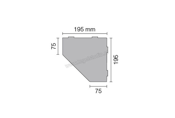 Schlüter Systems SHELF-E-S2 Planchet Floral Aluminium TSC - structuur-gecoat crème Sterkte: 195 mm Breedte: 195 mm SES2D5TSC | 284274