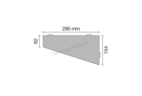 Schlüter Systems SHELF-E-S3 Planchet Square Roestvast staal geborsteld EB - Roestvast staal geborsteld Sterkte: 154 mm Breedte: 295 mm SES3D3EB | 284391