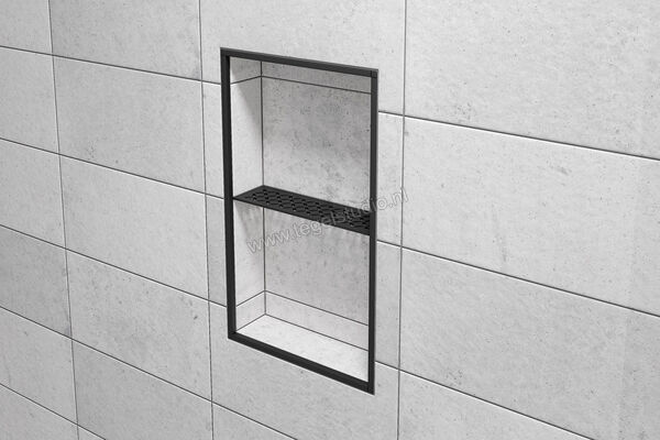  SchlÃ¼ter Systems SHELF-N-S1 Planchet Floral Aluminium MGS - structuur-gecoat grafietzwart mat Sterkte: 300 mm Breedte: 87 mm SNS1D5MGS | 284517
