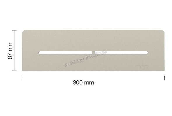  SchlÃ¼ter Systems SHELF-N-S1 Planchet Pure Aluminium TSC - structuur-gecoat crÃ¨me Sterkte: 300 mm Breedte: 87 mm SNS1D7TSC | 286575