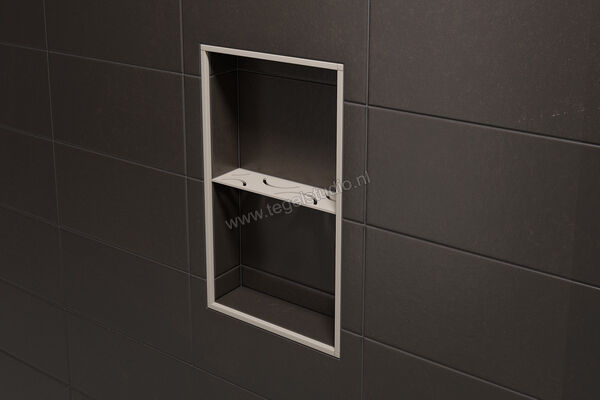  SchlÃ¼ter Systems SHELF-N-S1 Planchet Curve Aluminium TSC - structuur-gecoat crÃ¨me Sterkte: 300 mm Breedte: 87 mm SNS1D6TSC | 287304