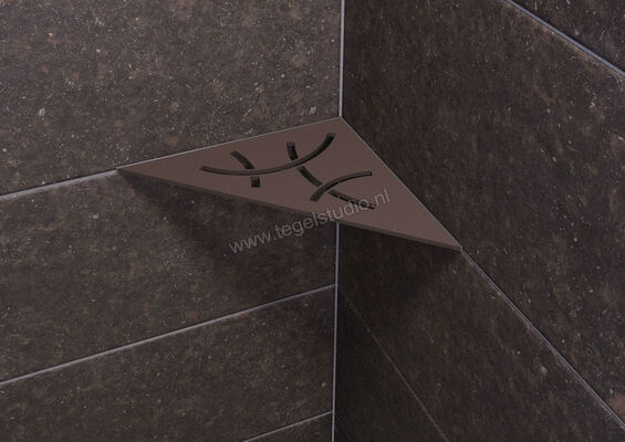  SchlÃ¼ter Systems SHELF-E-S1 Planchet Curve Aluminium TSOB - structuur-gecoat brons Sterkte: 210 mm Breedte: 210 mm SES1D6TSOB | 287583