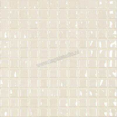 Jasba Amano Creme 2x2 cm Mozaiek Glanzend Vlak 41920H | 28783