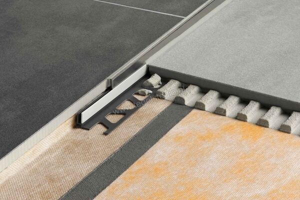  Schlüter Systems SHOWERPROFILE-S Afschotprofiel Roestvast Staal V4A zuiver wit mat Sterkte: 5 mm Lengte: 1,6 m SPSA50MBW/160 | 288429