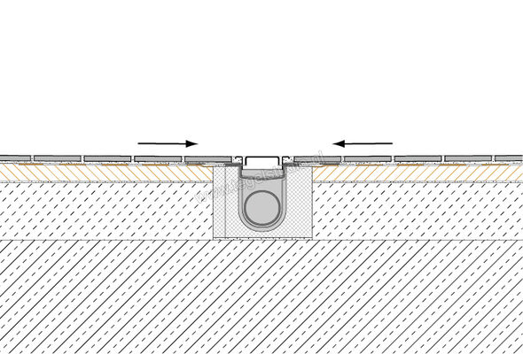 Schlüter Systems KERDI-SHOWER-LT Hellingsplaat voor lijnafvoergoot, wandversie vierkant polystyreen Sterkte: 36 mm Breedte: 1390 mm Lengte: 1,39 m KSLT1395 | 288884