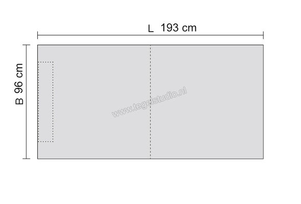 Schlüter Systems KERDI-SHOWER-LTS Hellingsplaat voor lijnafvoergoot, wandversie lange zijde polystyreen Sterkte: 60 mm Breedte: 960 mm Lengte: 1,93 m KSLT965/1930S | 289004