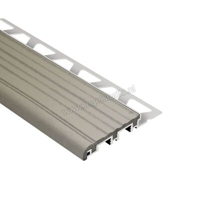 Schlüter Systems TREP-B Trapprofiel R9 Aluminium G - grijs Sterkte: 8 mm Breedte: 52 mm Lengte: 1 m G8B/100 | 289799