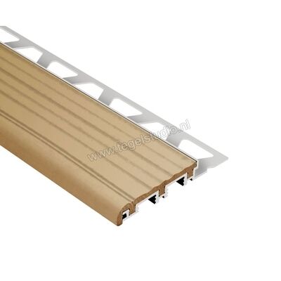 Schlüter Systems TREP-B Trapprofiel R9 Aluminium HB - lichtbeige Sterkte: 10 mm Breedte: 52 mm Lengte: 1 m HB10B/100 | 289802