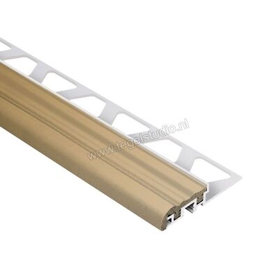 Schlüter Systems TREP-S Trapprofiel R9 Aluminium HB - lichtbeige Sterkte: 10 mm Breedte: 26 mm Lengte: 1 m HB10S/100 | 289838