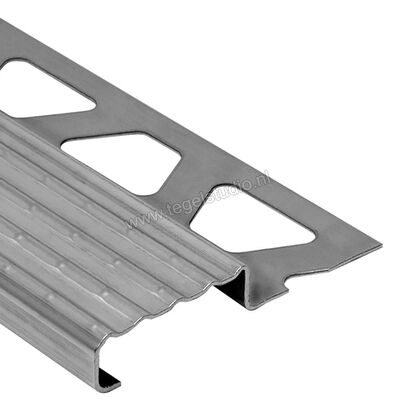 Schlüter Systems TREP-E Trapprofiel R10 Roestvast staal V2A E - Roestvast staal Sterkte: 11 mm Lengte: 1 m TE110/100 | 289871