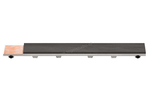 Schlüter Systems KERDI-LINE-D Gootafdekking Tegeldrager D gootafdekking zonder frame 119cm Roestvast staal V4A Lengte: 1,19 m KLDE120 | 290279