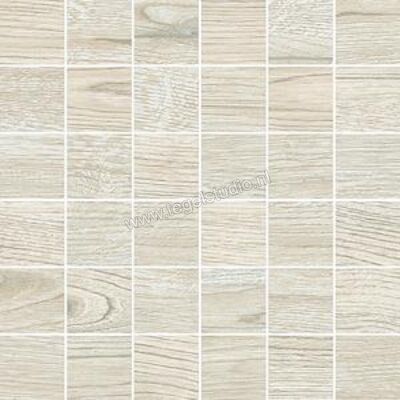 Novabell Nordic Wood Glacier 30x30 cm Mozaiek 5x5 Mat Gestructureerd Naturale NDW884N | 291566