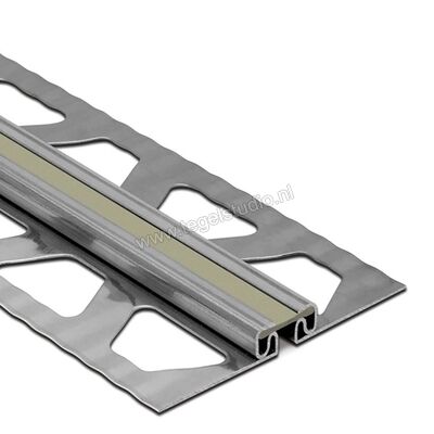  Schlüter Systems DILEX-EKSB Bewegingsvoegprofie Roestvast staal V4A G - grijs Sterkte: 4,5 mm Lengte: 2,5 m EKSB45G/V4A | 291971