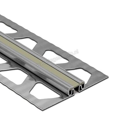 Schlüter Systems DILEX-EKSB Bewegingsvoegprofie Roestvast staal V4A G - grijs Sterkte: 2,5 mm Lengte: 2,5 m EKSB25G/V4A | 291977