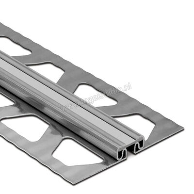 Schlüter Systems DILEX-EKSB Bewegingsvoegprofie Roestvast staal V2A PG - pastelgrijs Sterkte: 2,5 mm Lengte: 2,5 m EKSB25PG | 292013