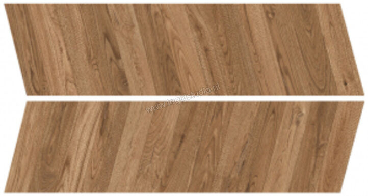  NovaBell Nordic Wood Walnut 30x120 cm Vloertegel / Wandtegel dec spina Mat Gestructureerd Naturale NDW591R | 292910