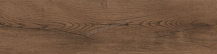 Novabell Nordic Wood Brown 20x120 cm Vloertegel / Wandtegel Mat Gestructureerd Naturale NDW61RT | 293129