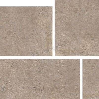 Novabell Lounge Earth 60x90x2 cm Terrastegel Multisize Mat Gestructureerd Naturale LNGM633 | 293510