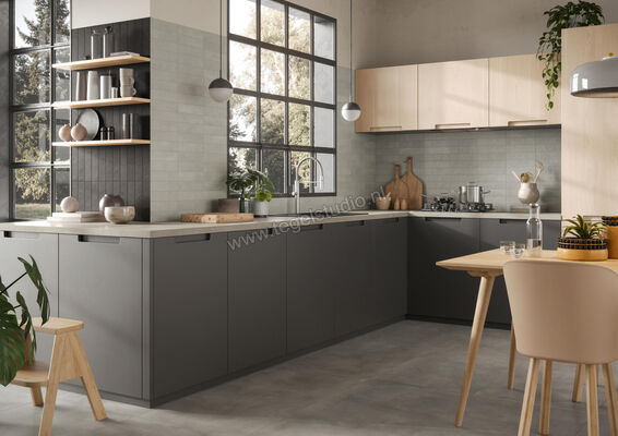  Marca Corona Miniature Cera Cera Grigio Cenere 6x24 cm Decor Mat Gestructureerd Naturale J414 | 293786