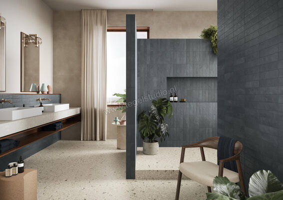  Marca Corona Miniature Cera Cera Blu Notte 6x24 cm Decor Mat Gestructureerd Naturale J417 | 293813