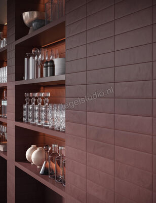  Marca Corona Miniature Cera Cera Amaranto Jam 6x24 cm Decor Mat Gestructureerd Naturale J426 | 293837