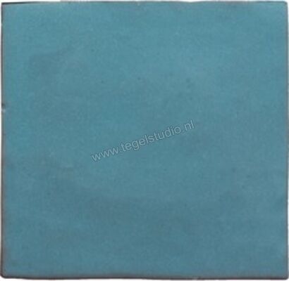 Marrakech Zelij Azul Cielo 10x10 cm Decor Glanzend Vlak Lucido MZ0510 | 294647