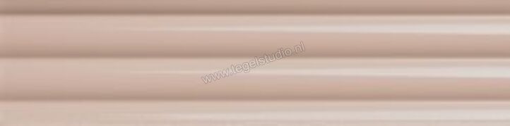 Quintessenza Marea Bassa Rosa 7.5x30 cm Wandtegel Glanzend 3D Lucido MAR114L | 294701