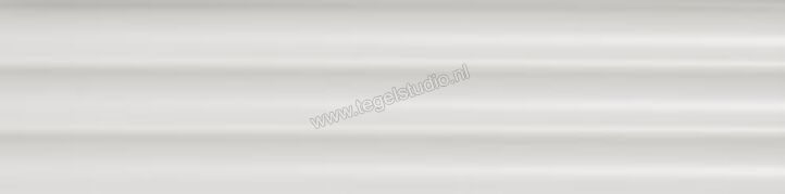Quintessenza Marea Alta Bianco 7.5x30 cm Wandtegel Mat 3D Matt MAR107M | 294734