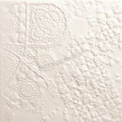 Quintessenza Genesi Bianco Matt 13.2x13.2 cm Wandtegel Mat Vlak Matt BUC101M | 295334