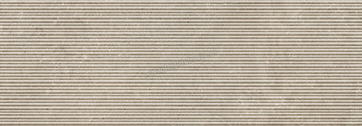 Marazzi Limestone Wall Taupe 40x120 cm Wandtegel 3D Mikado Mat Gestructureerd Naturale MFCK | 295829