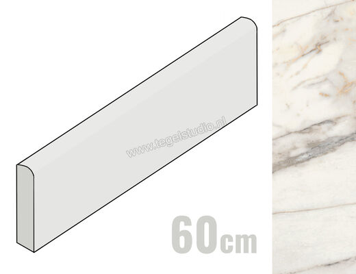  Marazzi Fabula Golden 7x60 cm Plint Mat Vlak Naturale MP2L | 296057