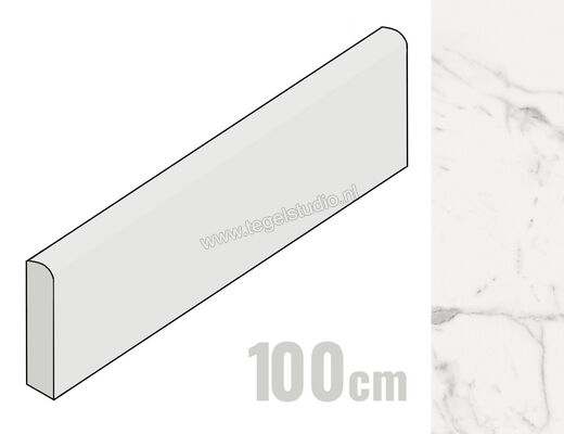  Marazzi Fabula Statuario 7x100 cm Plint Mat Vlak Naturale MP2F | 296072