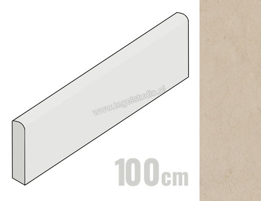  Marazzi Fabula Marfil 7x100 cm Plint Mat Vlak Naturale MP2C | 296081