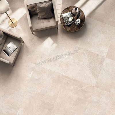  Topcollection Beauvistone Beige 90x90 cm Vloertegel / Wandtegel Mat Vlak BEAUVSTONE901 | 296501