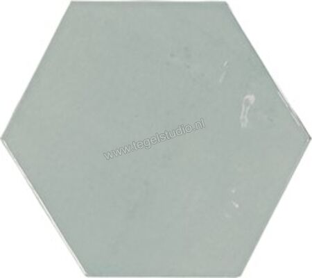 Wow Zellige Hexa Aqua 10.8x12.4 cm Wandtegel Glanzend Vlak WH1204 | 296609
