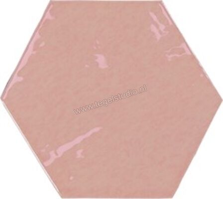 Wow Zellige Hexa Pink 10.8x12.4 cm Wandtegel Glanzend Vlak WH1205 | 296612